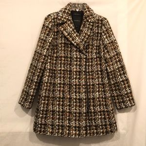 Talbots Womens Tweed Lined Winter Jacket MSRP $349